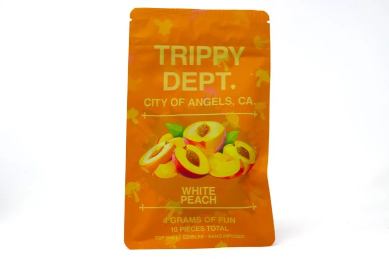 Trippy Dept (4g) Nano Gummy – White Peach